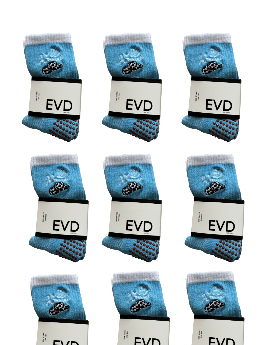 Pilates Socks Cowboy Blue