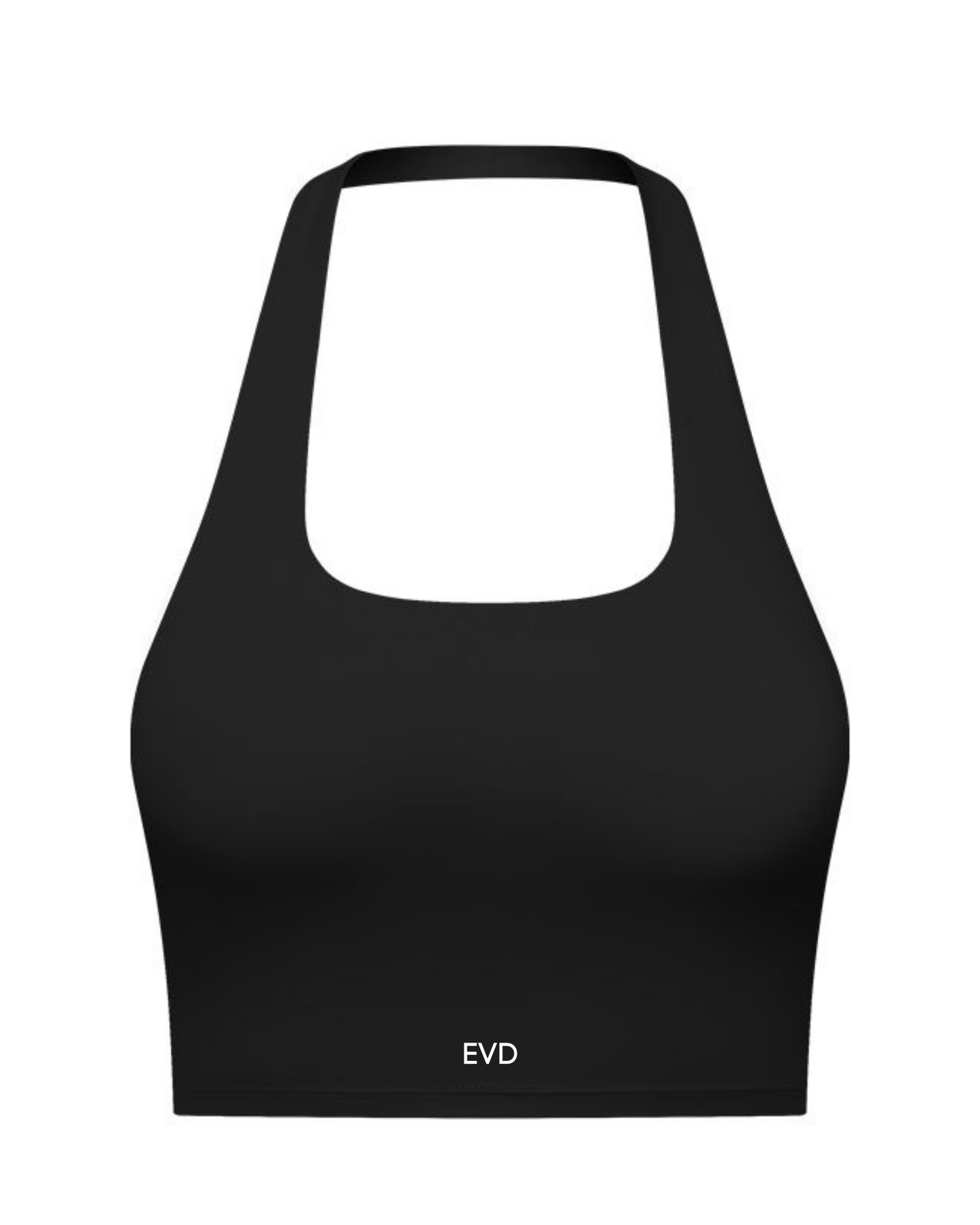 HALTER BRA BLACK
