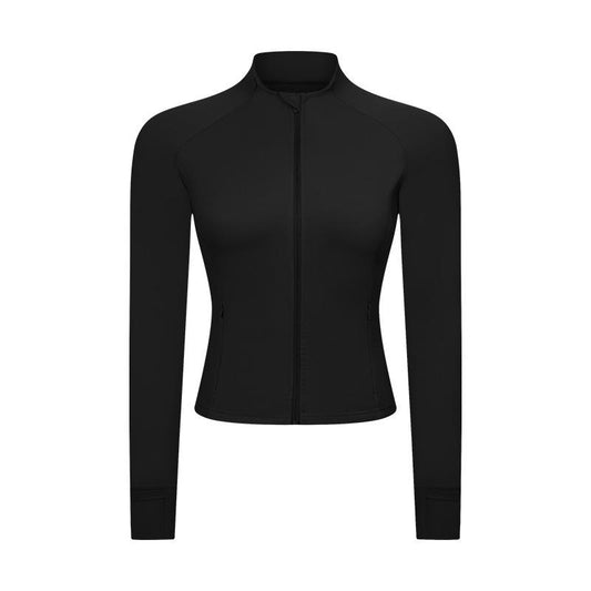 SCULPT ZIP JACKET BLACK