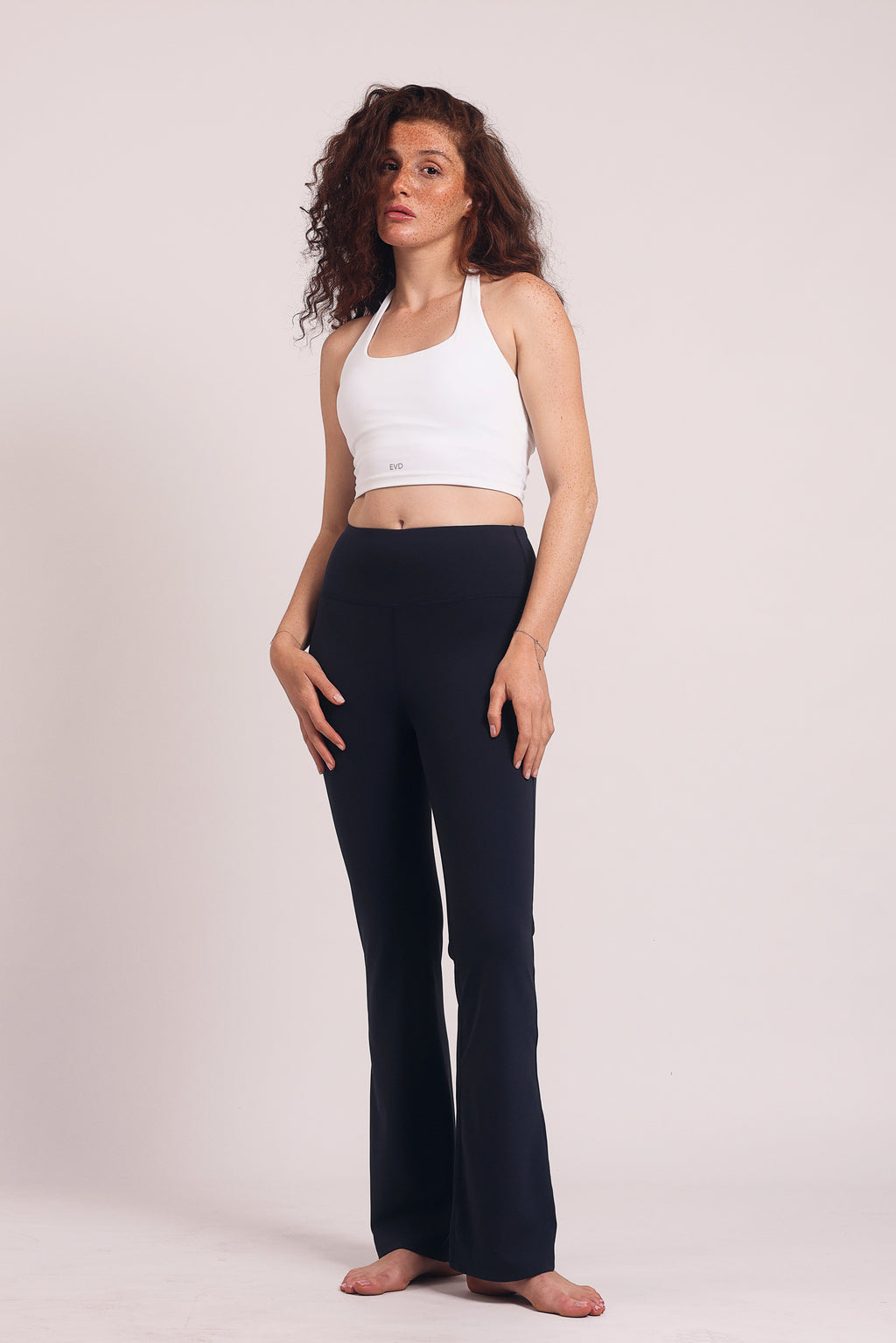 Seamless straight flare Black