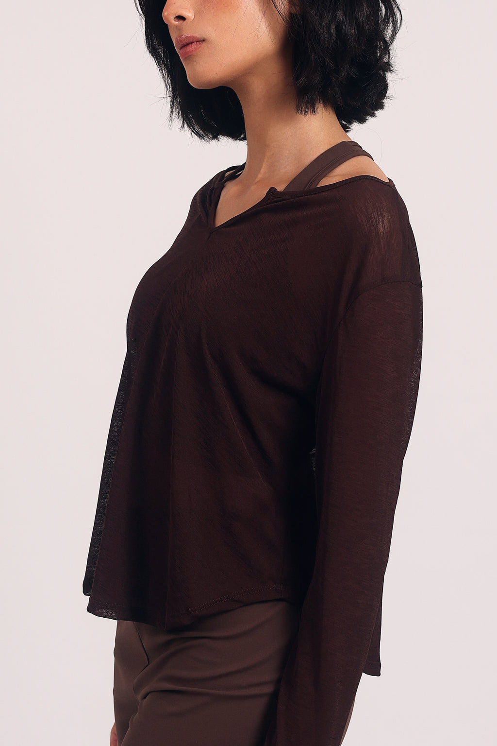 AirForm Long Sleeve Top Espresso