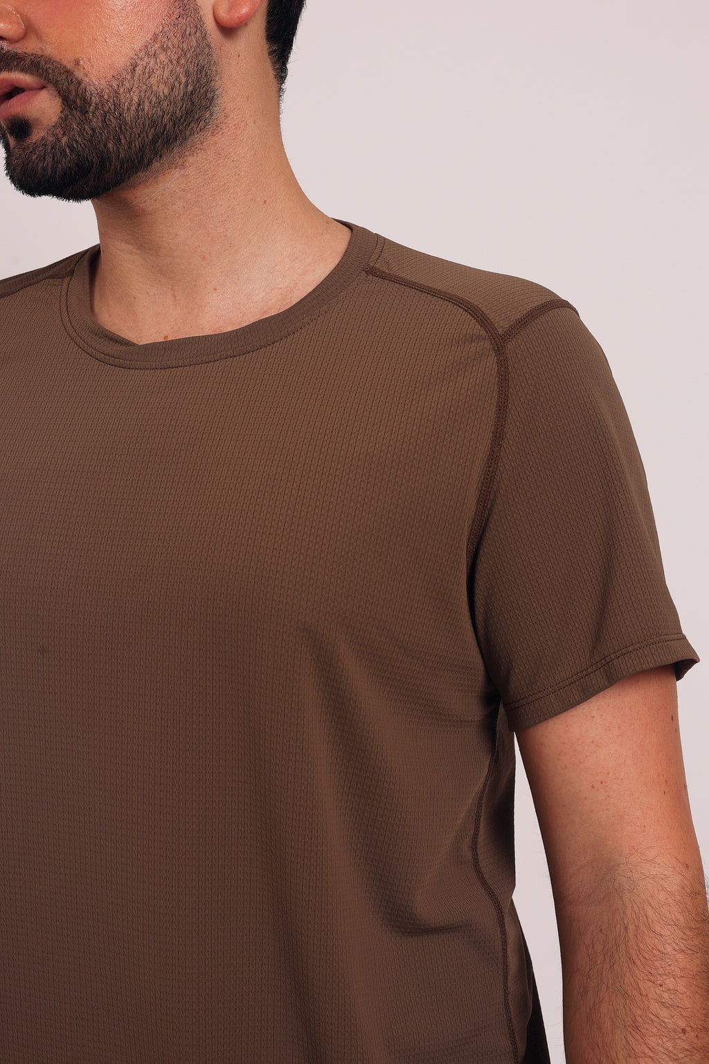 Air Core Tee Dark Beige