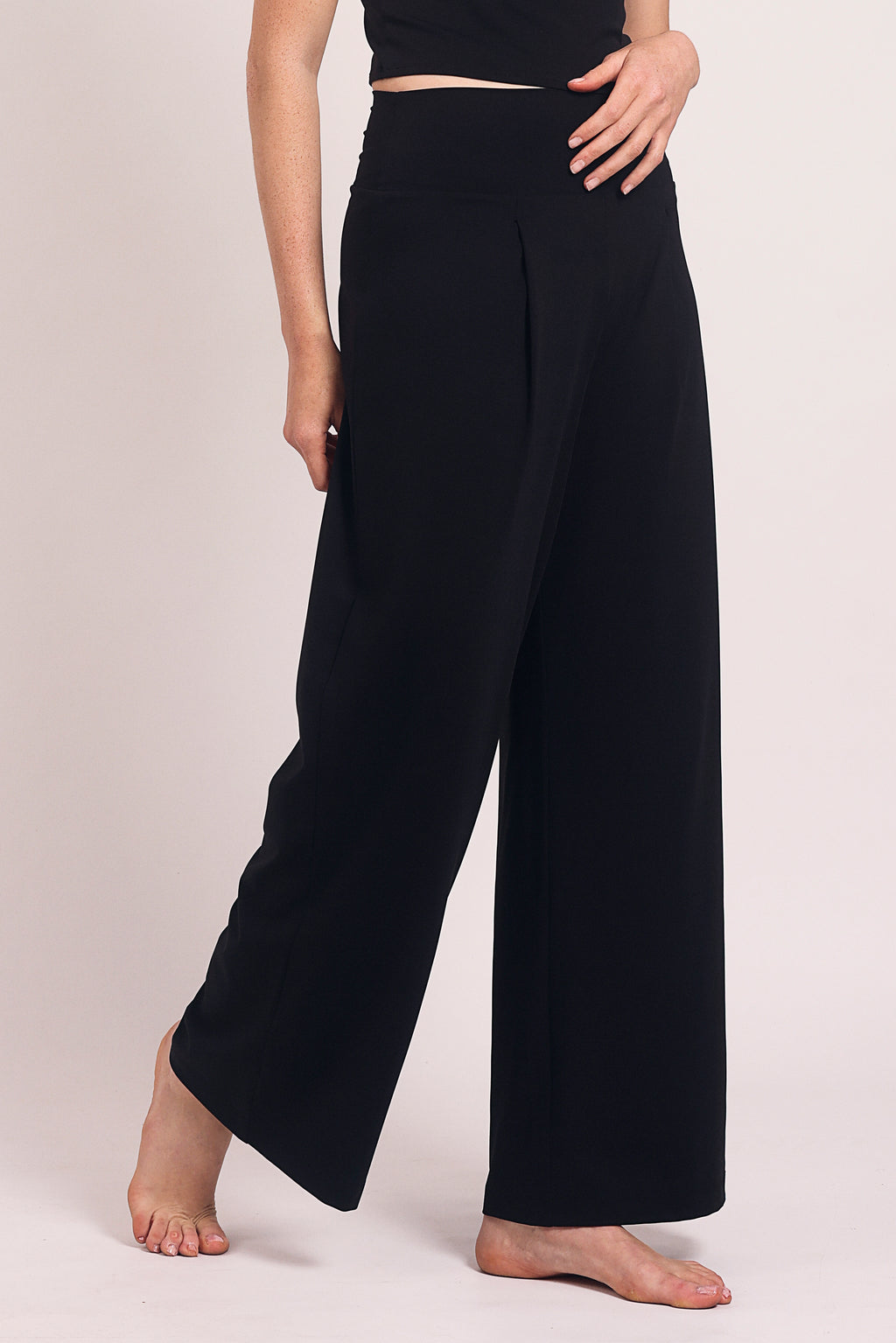 Palazzo Air Pants Black