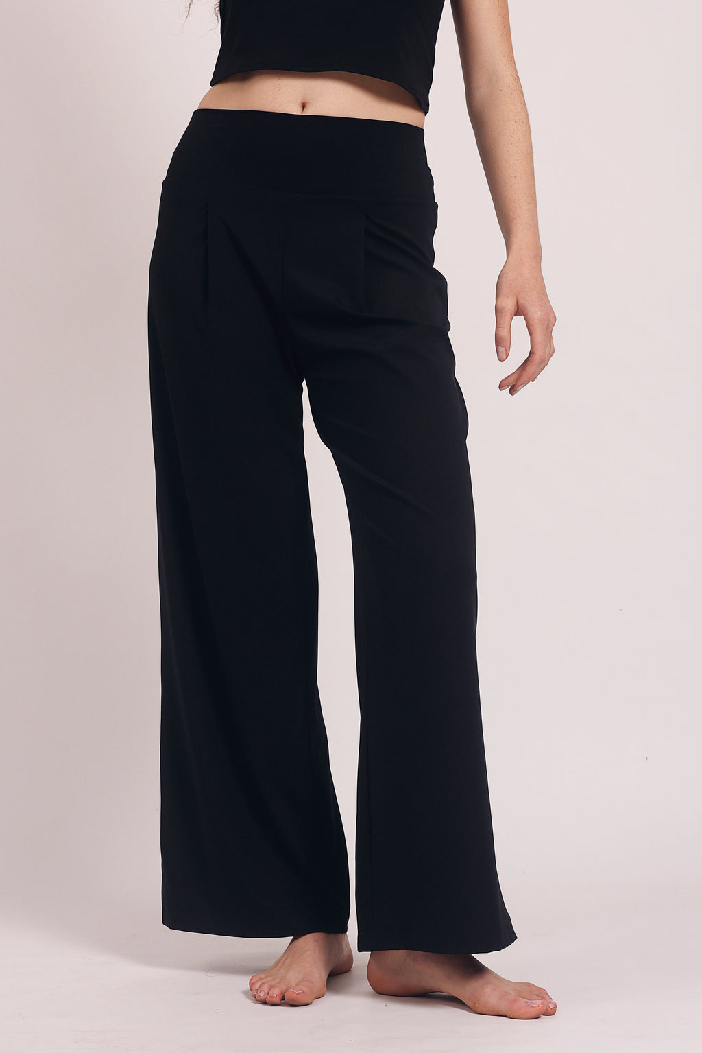 Palazzo Air Pants Black