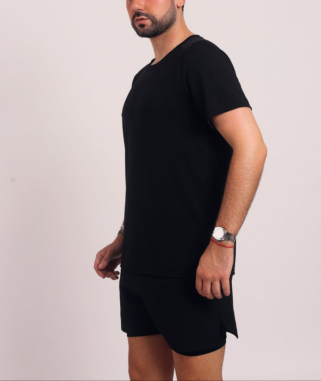 Seamless Tee-Shirt Black