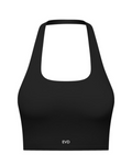HALTER BRA BLACK