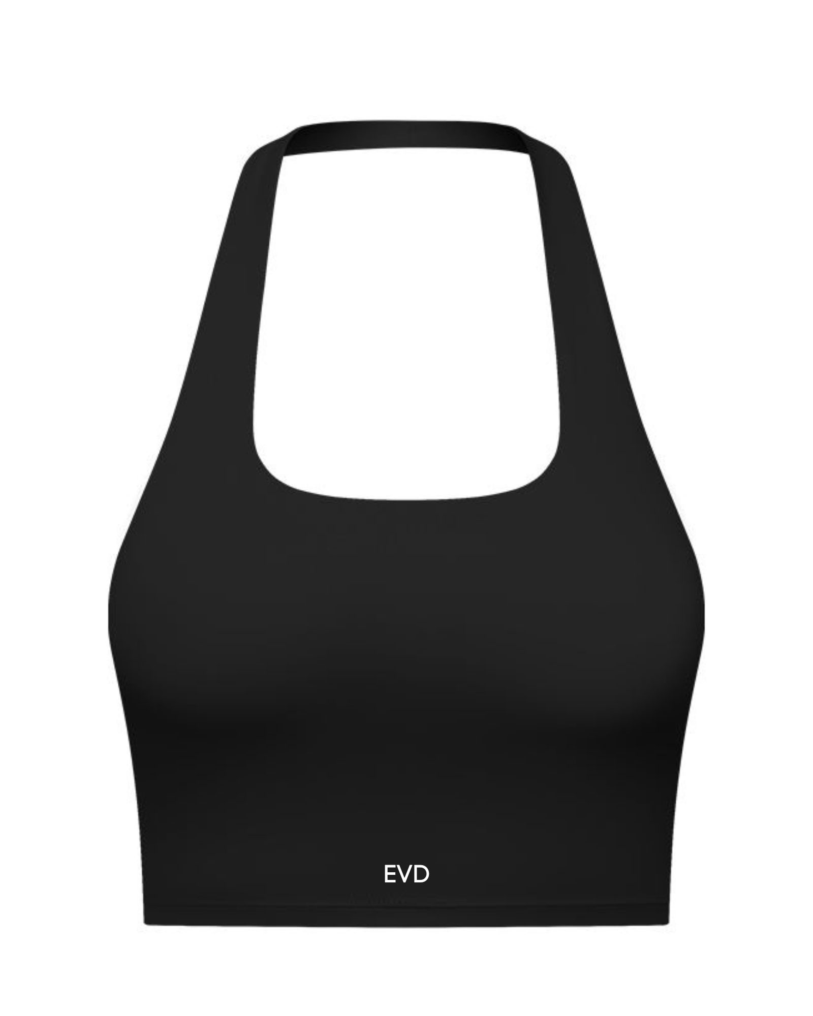 HALTER BRA BLACK