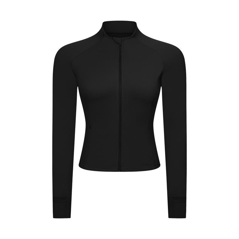 SCULPT ZIP JACKET BLACK