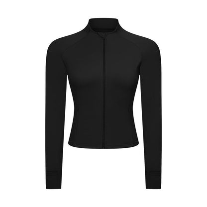 SCULPT ZIP JACKET BLACK