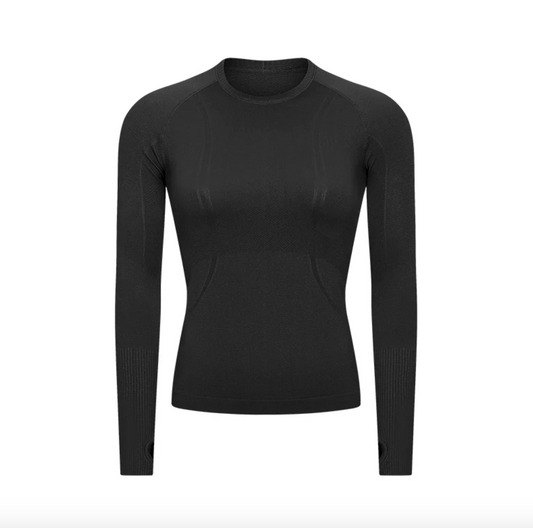 TECH LONG-SLEEVE SHIRT BLACK