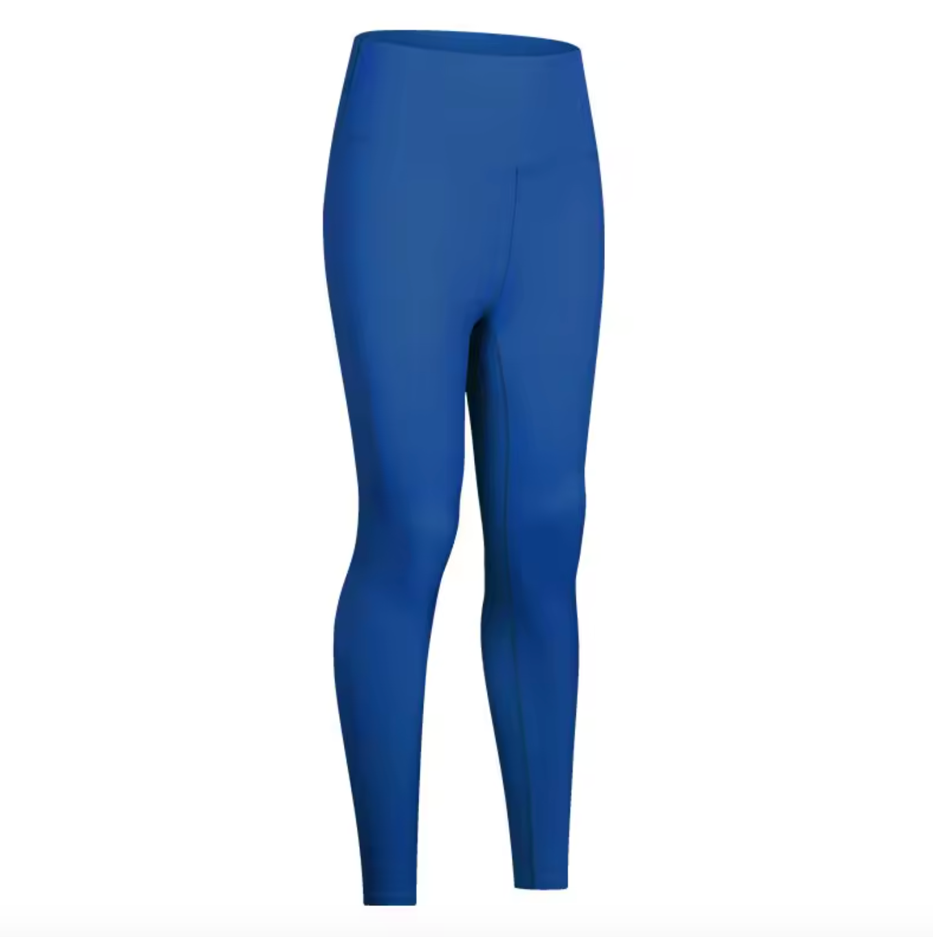 HIGH WAISTED BRUSH LEGGINGS ELECTRIC BLUE